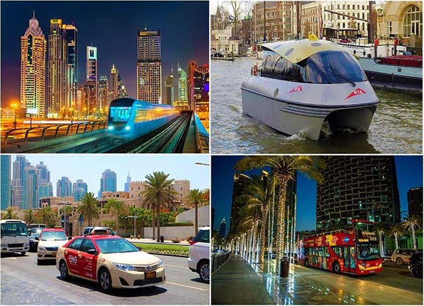 وسایل حمل‌ و‌ نقل در دبی
